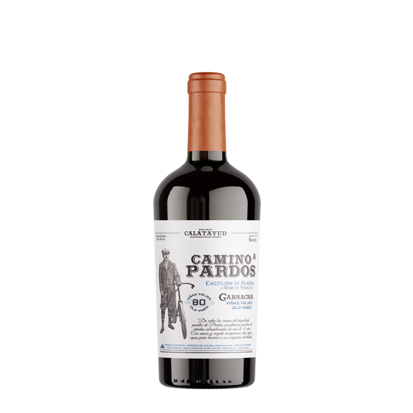 Botella de Camino a Pardos 80 Garnacha D.O. Calatayud.