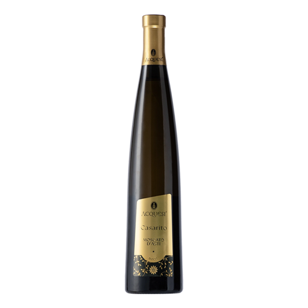 Botella de Casarito Moscato d’Asti DOCG de Acquesi de 75 cl.
