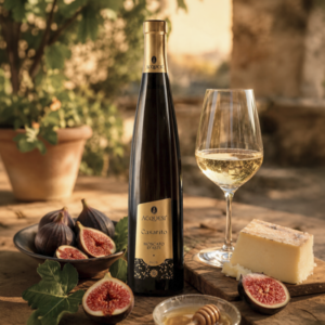 Acquesi Casarito Moscato d’Asti con higos y queso