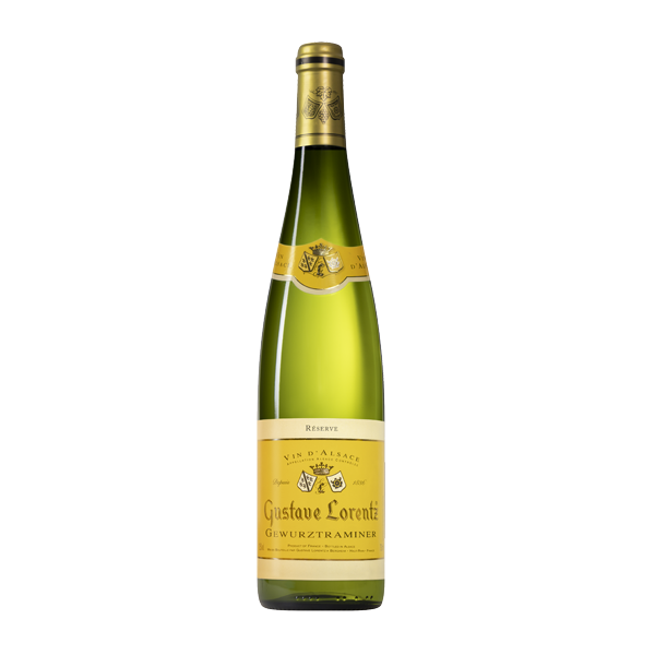 Gustave Lorentz Gewürztraminer Réserve Botella de Gustave Lorentz Gewürztraminer Réserve AOC Alsace